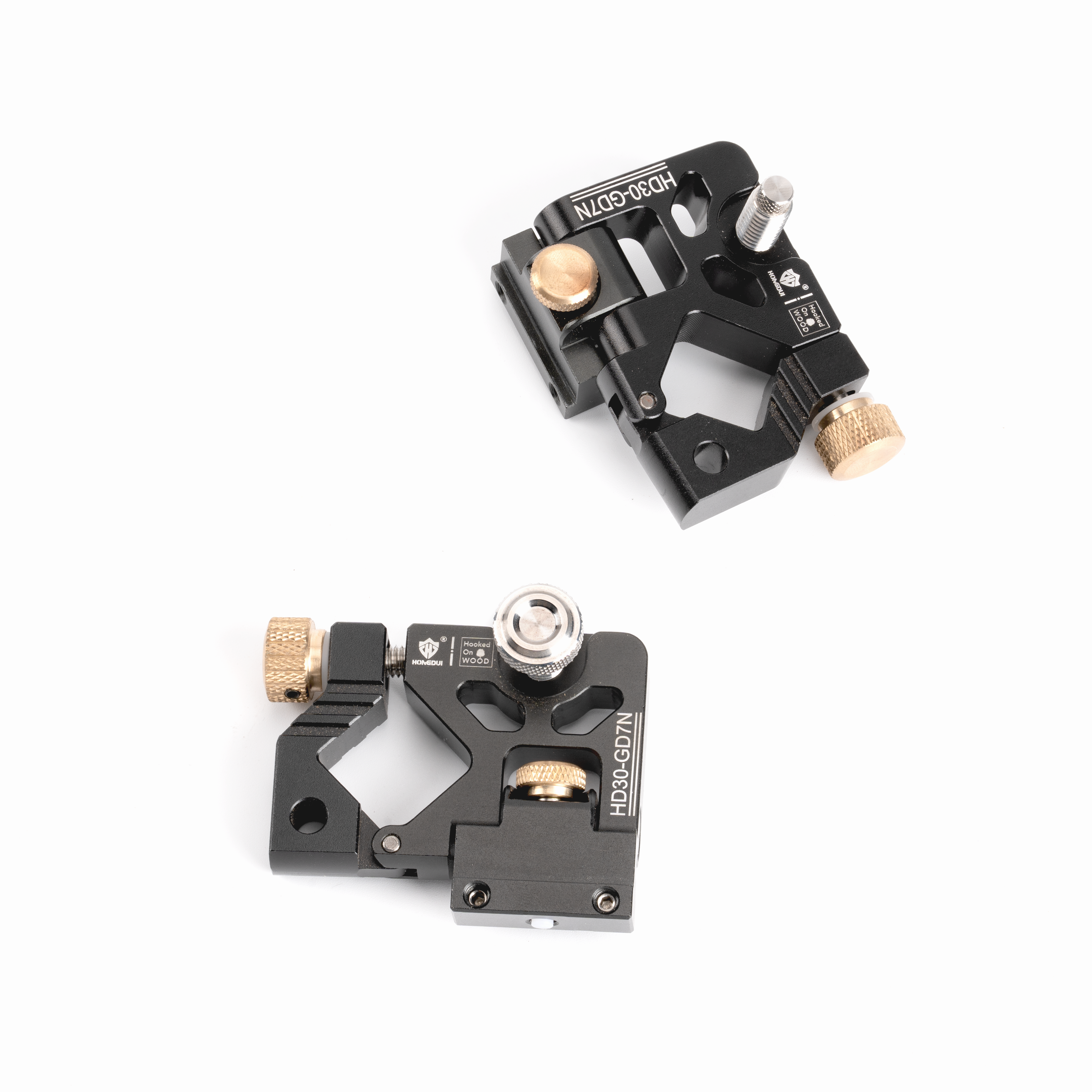 HONGDUI HD30-GD7N-02 2pcs Folding Guide Rail Clamp