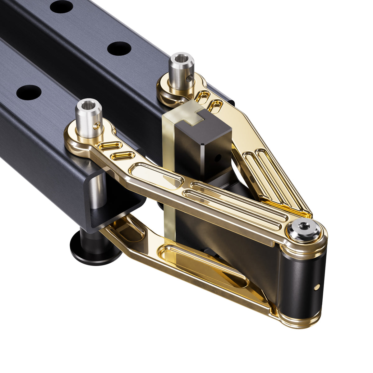 HONGDUI HD52 4-Way Pressure Non-Stick Wood Glue Panel Clamp