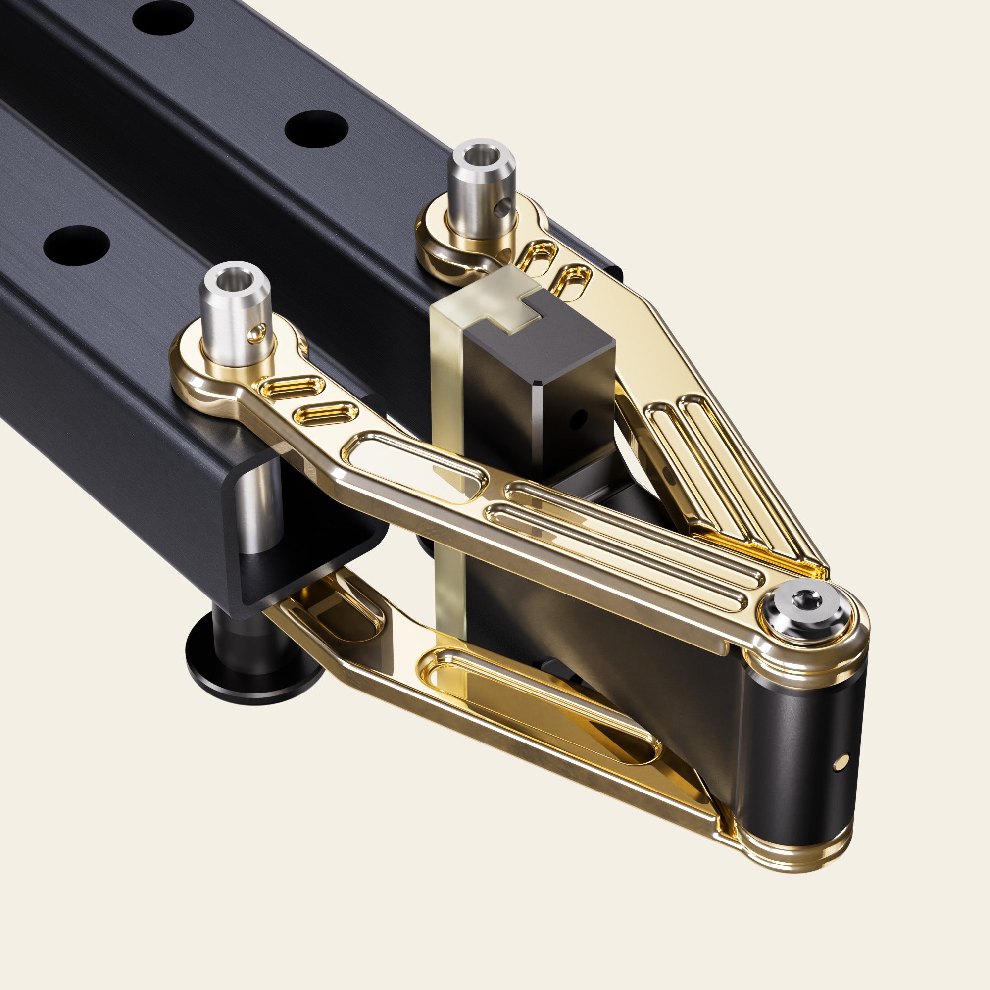 HONGDUI HD52 4-Way Pressure Non-Stick Wood Glue Panel Clamp