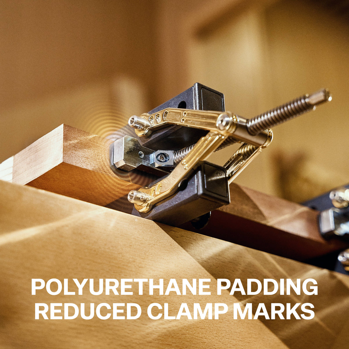 HONGDUI HD52 4-Way Pressure Non-Stick Wood Glue Panel Clamp