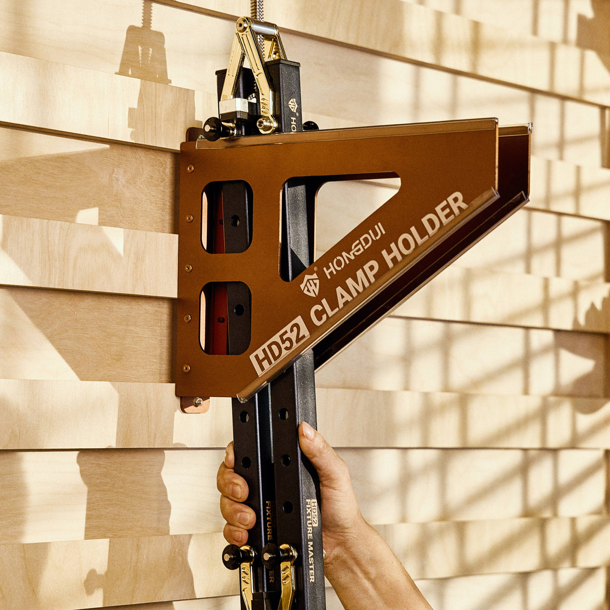 HONGDUI HD52 4-Way Pressure Non-Stick Wood Glue Panel Clamp