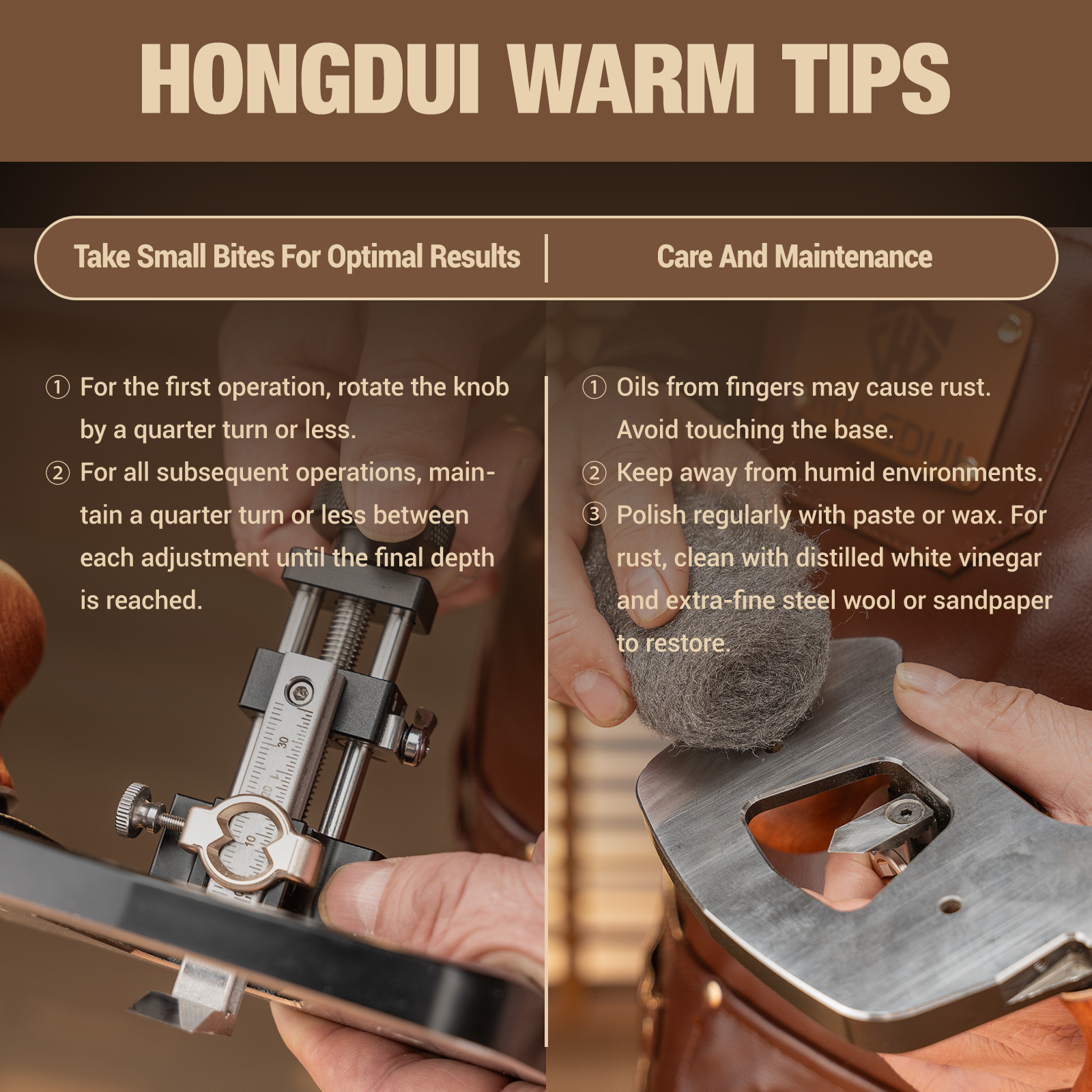 HONGDUI KM-17 Rabot à toupie professionnel