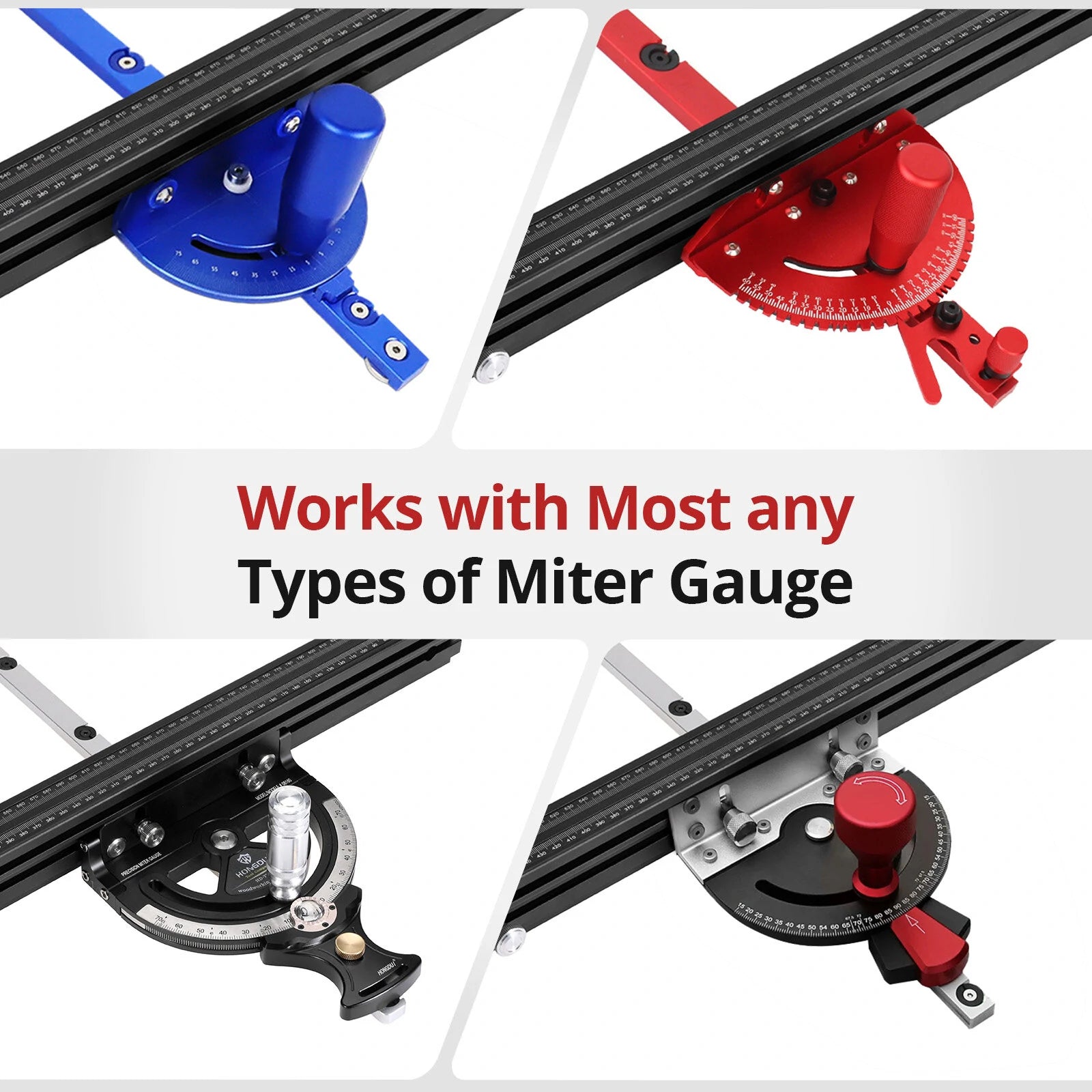 HONGDUI HD-KS22 Miter Gauge Fence