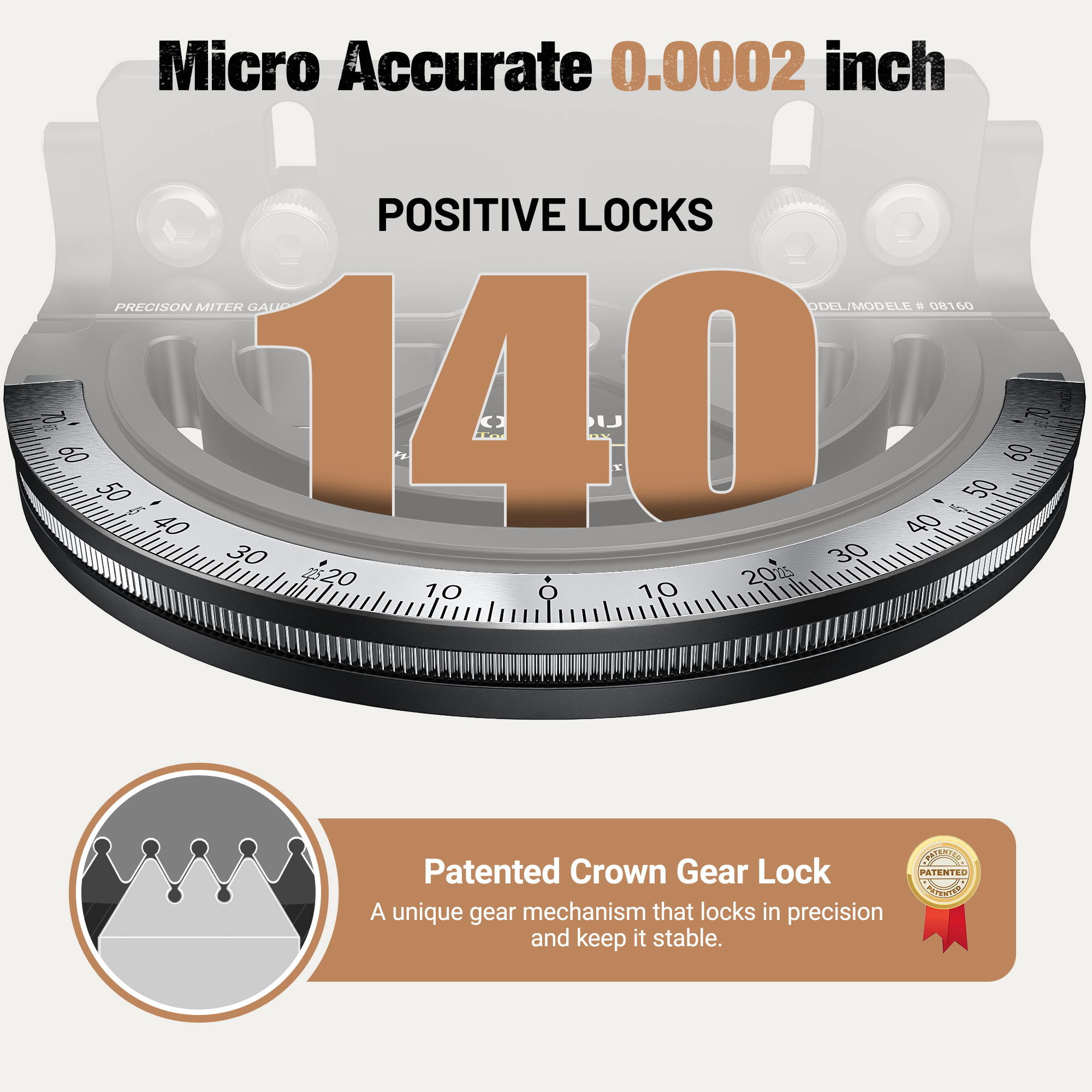 HONGDUI HD-TB01 Miter Gauge