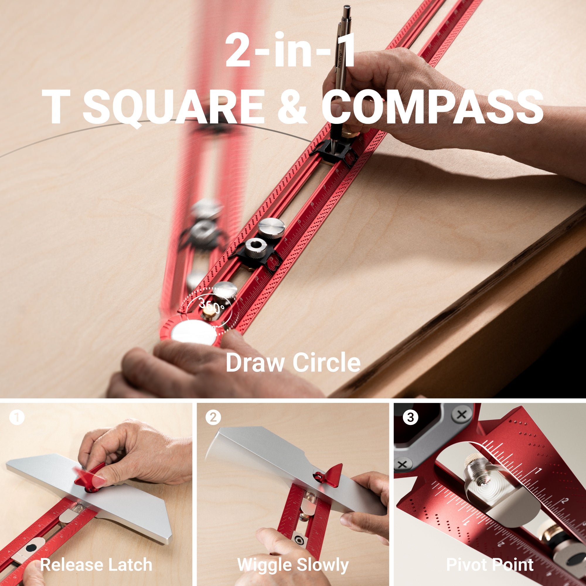 HONGDUI MT-2465 PRO T Square Scriber