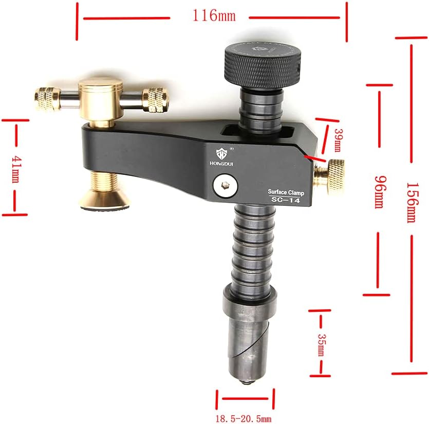 HONGDUI SC-14 デスクトップ・サーフェイス固定クランプ 木工用ワークベンチクランプ