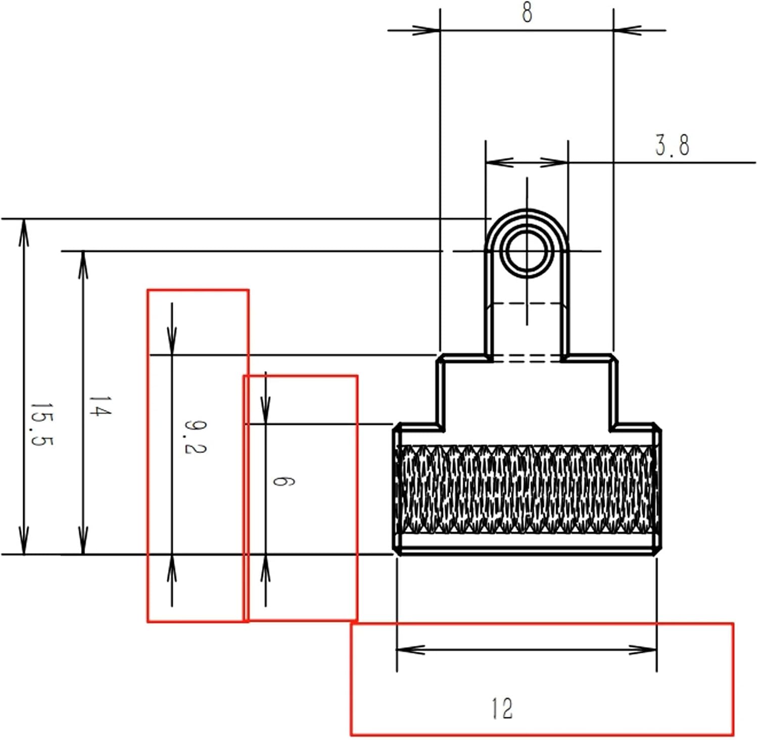 HONGDUI HD30-GD07 Rail Guide Clamp