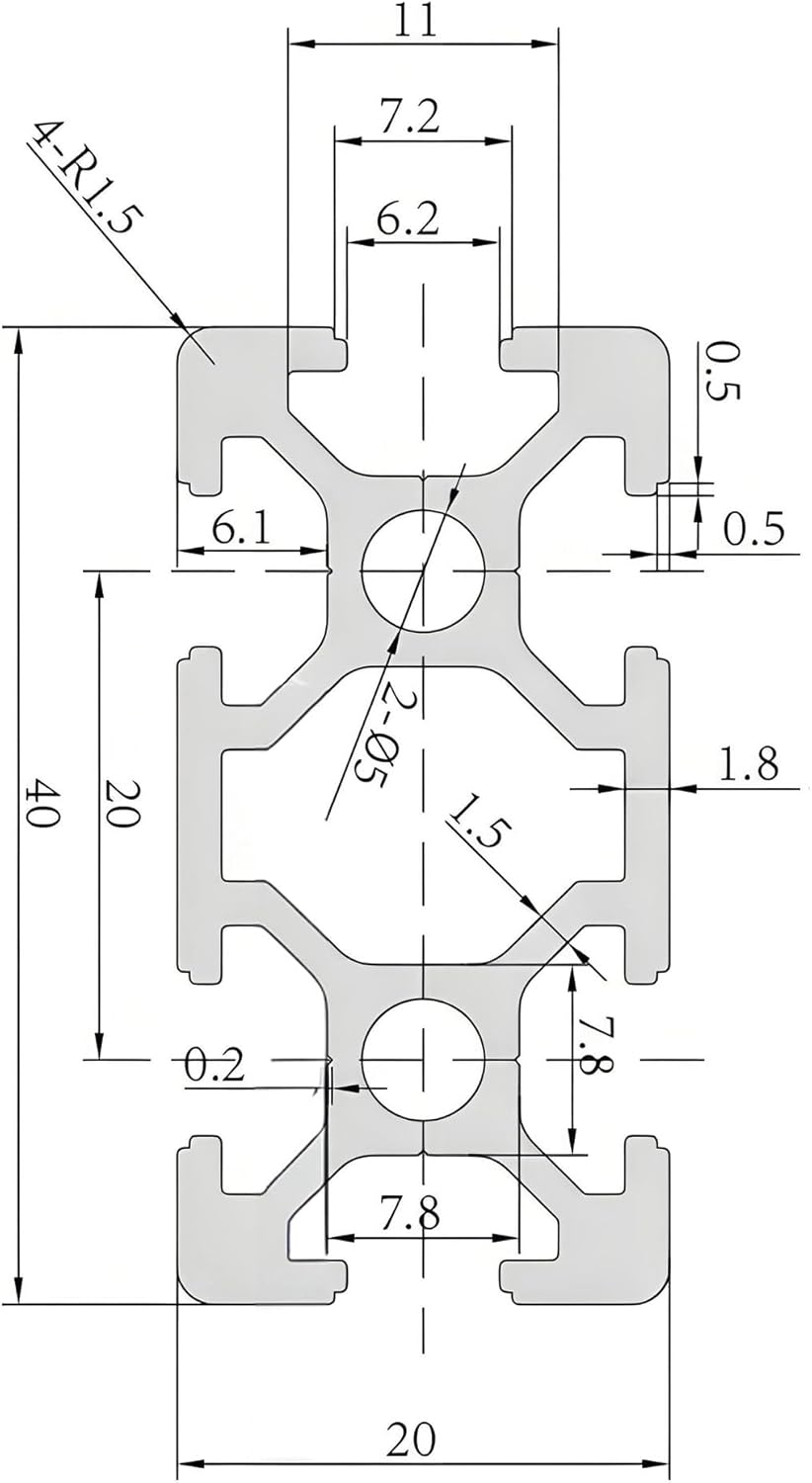 HONGDUI HD30-HG MFT Fence with Fence Dogs