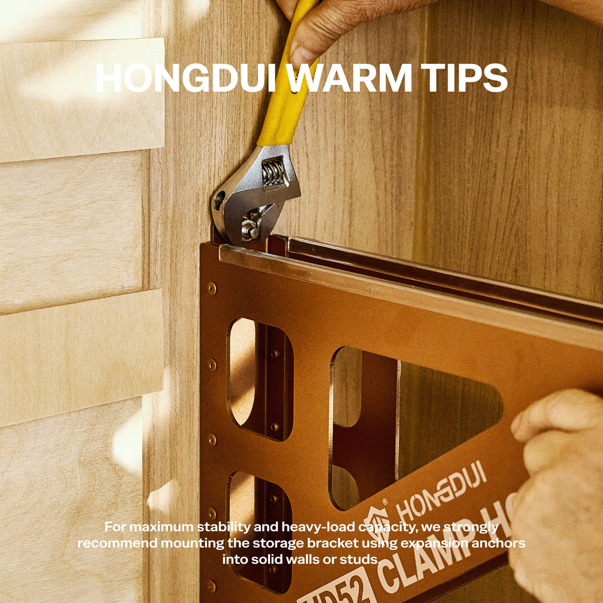 HONGDUI HD52 4-Way Pressure Non-Stick Wood Glue Panel Clamp