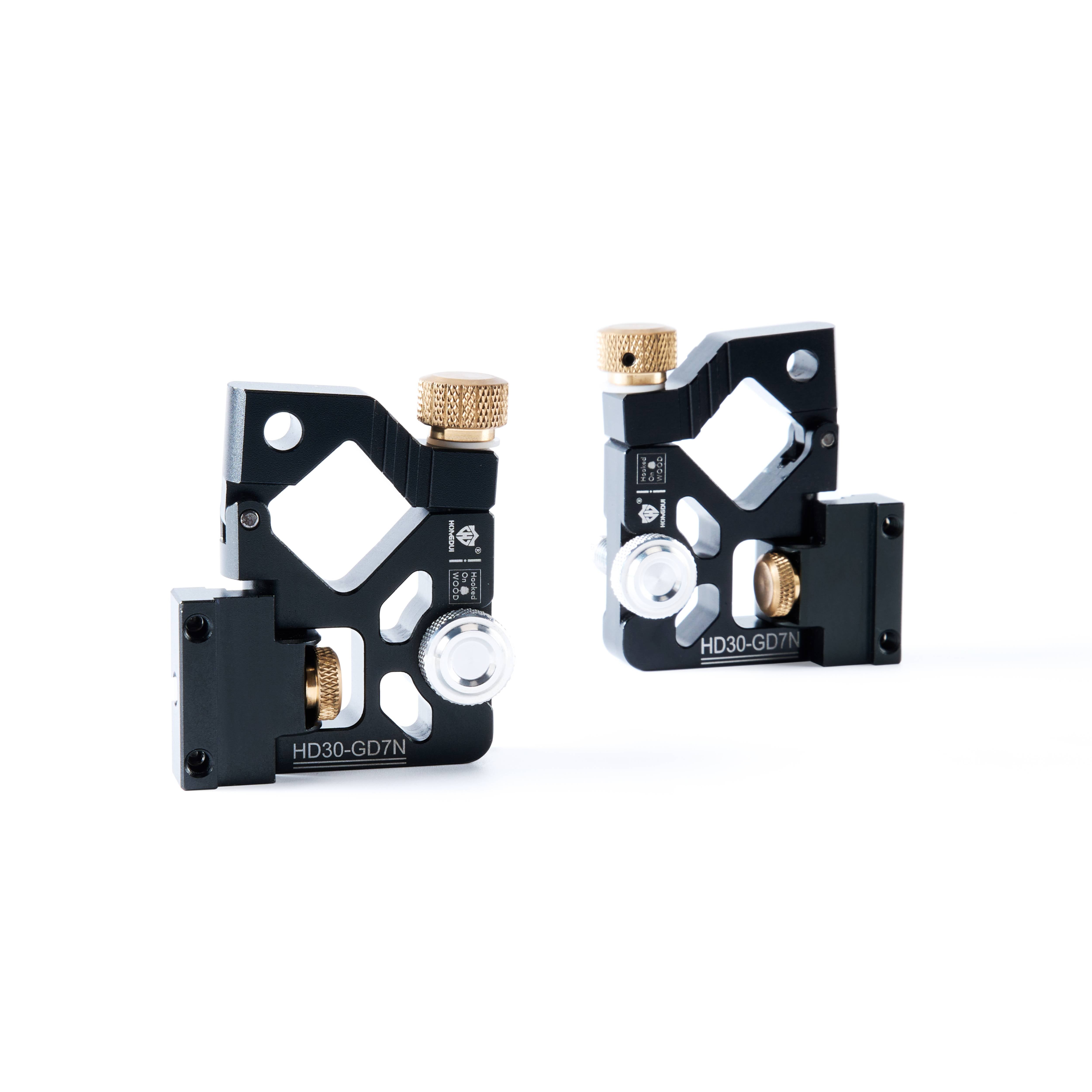 HONGDUI HD30-GD7N-02 Pince de rail de guide pliante 2pcs